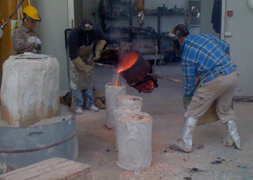 The Casting Of A Dachshund, Pietrasanta, Italy.